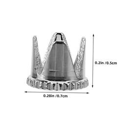 SHINEOFI Irbrush Accessories 2pcs Nozzles Caps Essential for Airbrush Models Manifold