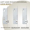 Bwintech 1 Pcs Stainless Steel 9235 Mortice Lock, 92MM Center