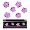 povtii 6PCS Car Air Vent Clip, Daisy Flower Car Scents Air Freshener Clip with 6 Fragrance Piece, Decorative Auto Air Conditioning Clip for Women Girl, Universal Car Accessories (Light Purple)