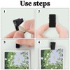 50 Pcs Self Adhesive Clips,Wall Clips for Hanging,Sticky Clips Tapestry
