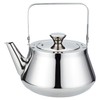 SANQIAHOME 1.5 Litre Stainless Steel Teapot with Egg A Modern