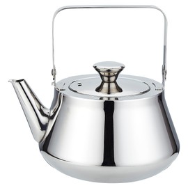 SANQIAHOME 1.5 Litre Stainless Steel Teapot with Egg A Modern Minimalist Style