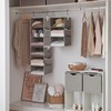 StorageWorks 6-Shelf Closet Organizers, Two 3-Shelf Separable Hanging Shelves for