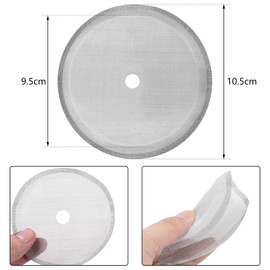 French Press Replacement Filter Strainer, French Press Strainer, French Press Strainer for Coffee Press, French Press Filter, Reusable Coffee Filter, 304 Stainless Steel Mesh for French Press Coffee