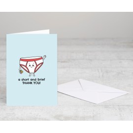 BYANIKA A6 Thank You Cards Gratitude Thanks Appreciation Card For Him Her Best Friend Colleague For Helping Me Your Help Support Cute Pun