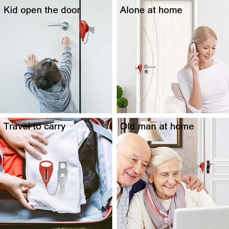 Portable Door Lock, Travel Lock, AirBNB Lock, School Lockdown Lock
