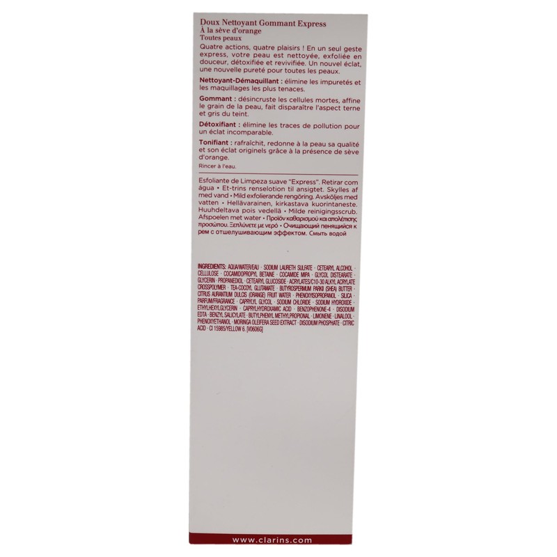 Clarins One Step Gentle Exfoliating Cleanser, 4.2-Ounce Box