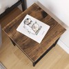 VASAGLE End Table Set of 2, 2-Tier Nightstands Side Table
