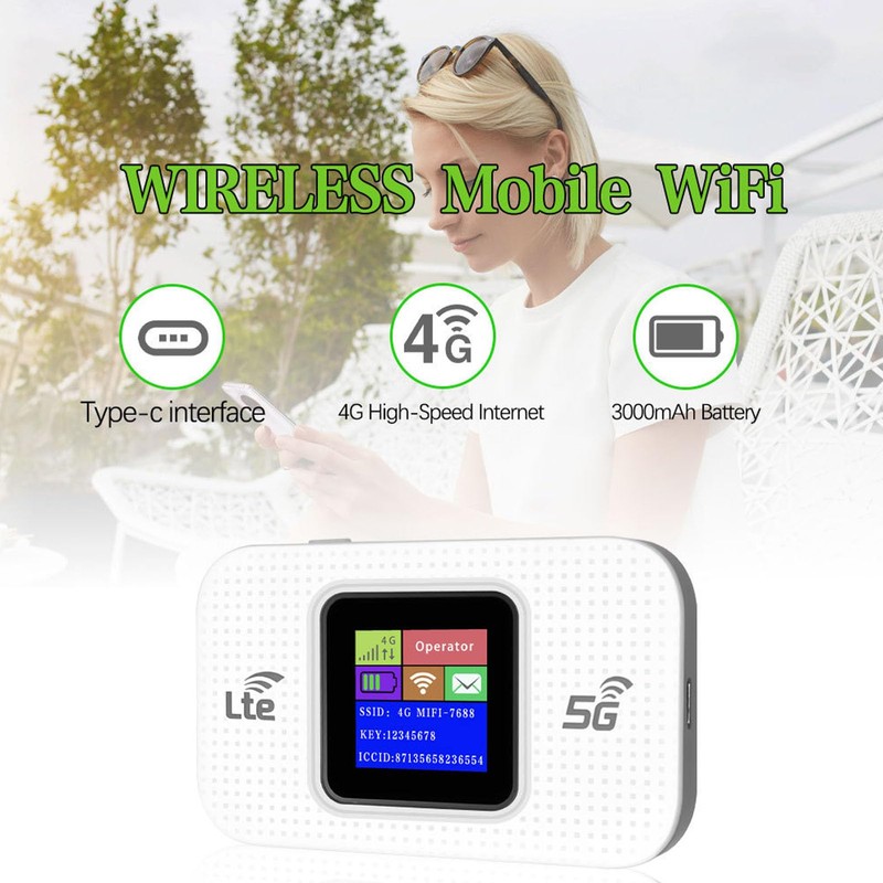 4G LTE WiFi modem supports 10 user sharing plug and