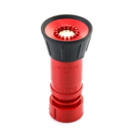 QWORK Fire Hose Nozzle, 1" Heavy Duty NPSH/NPT Thermoplastic Constant Flow Fog Nozzle, Fire Equipment, 2 Pack