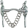 SPRENGER Gebiss Liverpoolkandare 16 mm (Edelstahl) mit Edelstahlringen, 13.5 cm,
