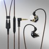 BASN Bmaster - Auriculares de triple monitor con dos cables