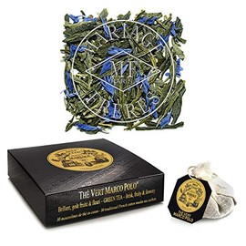 Mariage Frères – Té verde/Thévert Marco Polo – Caja de 30 bolsitas de té de muselina tradicional francés
