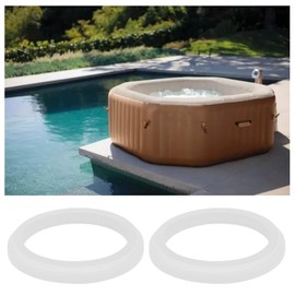 ECSiNG Pack of 5 Rubber Gaskets, Air Blower Seals, Compatible with Lay Z, Compatible with Lazy Spa, Compatible with All Air Jet Models, Compatible with Hydro Jet