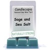 Candlecopia White Sage & Sea Salt Strongly Scented Hand Poured Vegan Wax Melts, 12 Scented Wax Cubes, 6.4 Ounces in 2 x 6-Packs