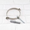 OTOTEC 4PCS Stainless Steel Pipe Clamp Pipe Brackets Clips Adjustable