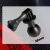 1" Ball Mount Base Ball Adapter Compatible with Action Camera