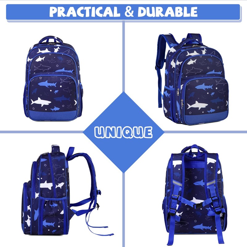 VASCHY Kids Backpack Girls Boys Cute 16 Inch Primary School