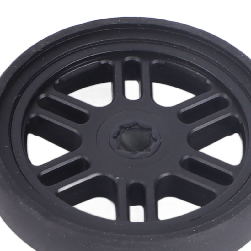 4 Sets Suitcase Repair Wheels with Covers PVC Wheel Casters