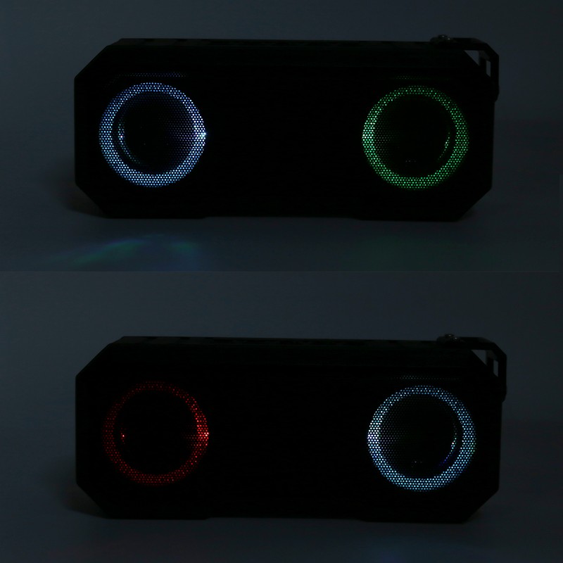 Wireless Bluetooth Speaker IPX7 Waterproof Flash Light Speaker Bass Stereo
