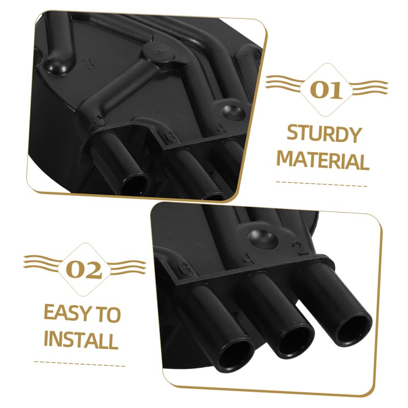 Gatuida 1set Car Ignition Distributor Cap and Rotor Kit Construction