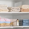 HBlife 12 Inches Tall [Extra Tall Version] Clear Shelf Dividers,