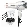 REVLON Infrared Hair Dryer with Diffuser - Ionic Blow Dryer,