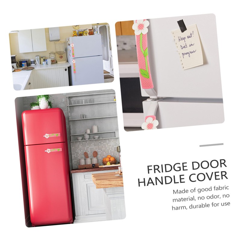Tofficu Protective Fridge Handle Covers for Kitchen 2pcs Washable Glove