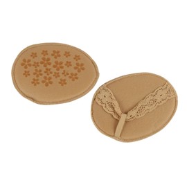 LALAFINA 1pair Invisible Sponge Foot Pads for High Heels Khaki Forefoot Cushions for Pressure Relief Breathable Shoe Protectors Comfortable Half Insoles for Women