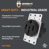Journeyman-Pro 50 Amp 125/250V 14-50R Flush Mounting Wall Receptacle Range