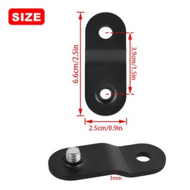 LOOBOR 1.5 Inch 1 Pair Motorcycle Gas Tank Rising Lift Kit Replacement for Harley Sportster XL 883 1200 48 72 Dyna 1995- 2017