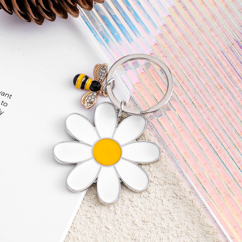Key Ring Women's Bee Pendant Key Ring Animal Key Ring