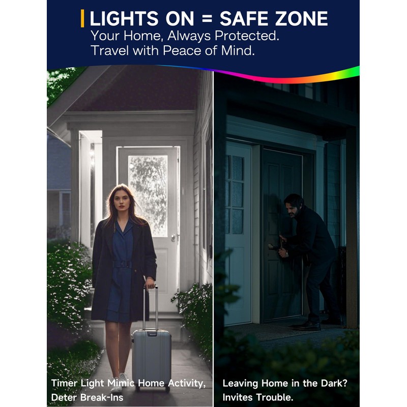 UNILAMP Timer LED Light Bulbs Indoor: 13W (100W Equivalent) LED