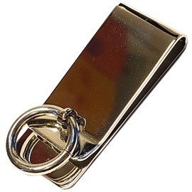 Kondo Belt Clip Holder Brass Made in Japan Stylish Belt Bag Key Holder with Ring Nickel Silver (as a present gift for car motorcycle house keys)