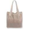 Crochet Tote Bag For Women, Crochet Mesh Beach Tote Bag