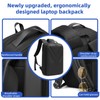 GYakeog Laptop Backpack, EVA Hard Shell, Oxford, Lightweight, Waterproof, USB-C