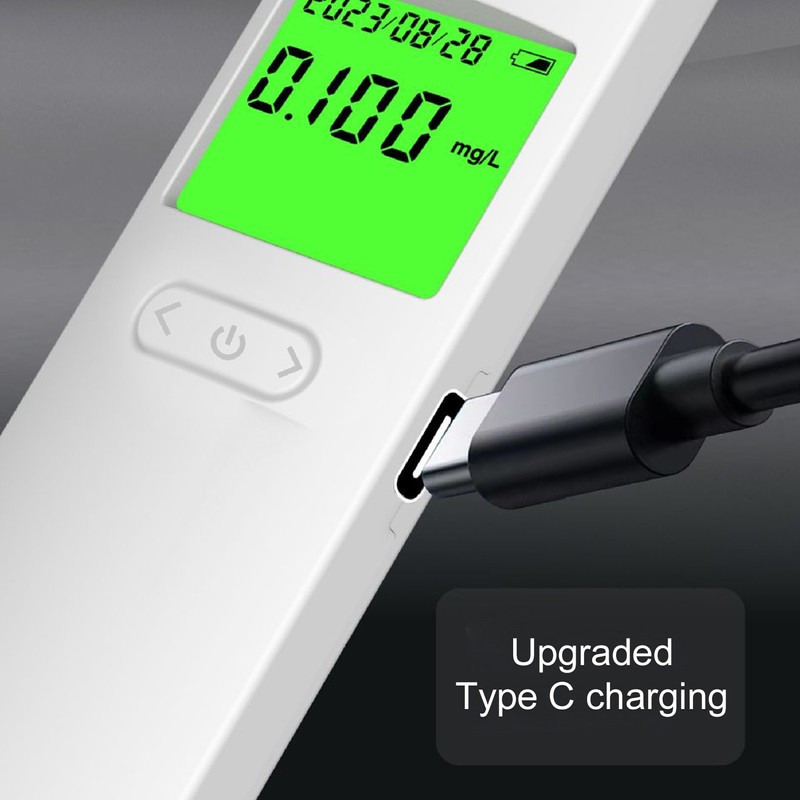 Alcohol Tester ABS High Accuracy MEMS Semiconductor Portable Breath Tester