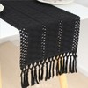 FEXIA Macrame Table Runner with Tassels 90 Inches Long Boho