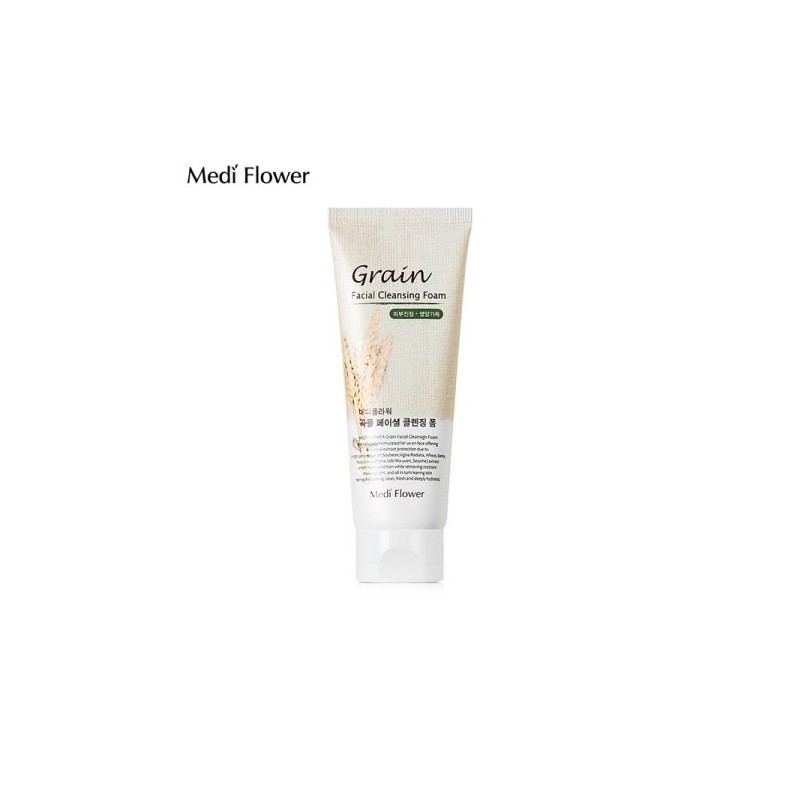Mediflower Grain Facial Cleansing Foam 150mlx5 / 메디플라워 곡물 페이셜