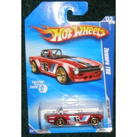 Hot Wheels 2010 Faster Than Ever 03 of 10 RED Triumph TR6