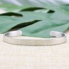 JoycuFF Funny Gift for Friend Encouragement Jewelry Mantra Cuff Bangle