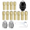16PCS Drill Chuck Collet Set for Dremel, 0.8-3.2mm Replacement 4486