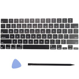 Replacement Keyboard Full Set of Keycaps Keys and Tool Fit for MacBook Air 13.6" Model A2681 EMC 4074 MLY33LL/A MLY43LL/A 15.3" Model A2941 EMC 8301 MQKW3LL/A (M2) Mid 2022 2023 Year (Black)
