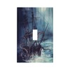 Octopus Ocean Kraken Nautical Pirate Ship 1 Gang Light Switch