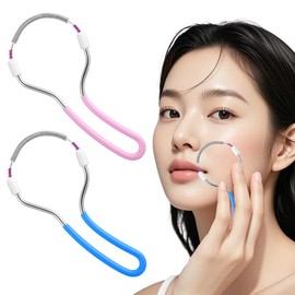 Baby Hair Roller, Pink and Blue, Set of 2, Spring Coil Type, Detail Hair Removal, Washable for Face and Hands, Eyebrows, Eyebrows, Baby Hair Remover