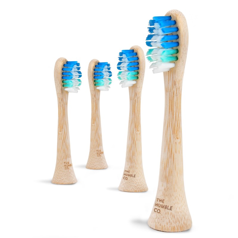The HUMBLE Co. Bamboo Electric Toothbrush Replacement Brush (for Sonier)