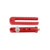165mm Aluminum Alloy Woodworking Scribing Ruler Adjustable Metal Circle Drawing