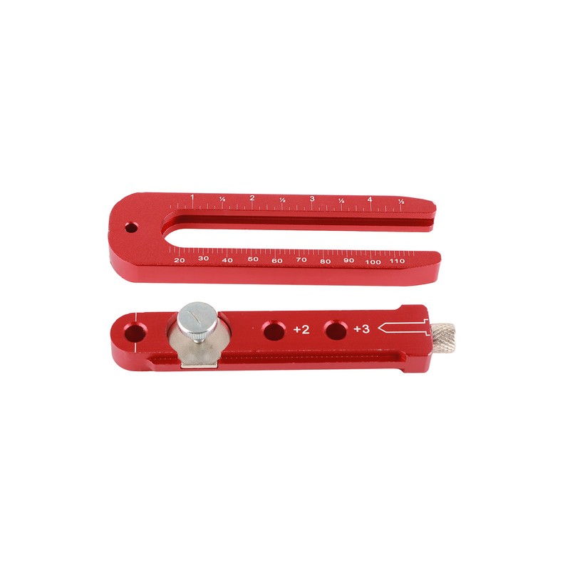 165mm Aluminum Alloy Woodworking Scribing Ruler Adjustable Metal Circle Drawing