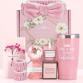 Regalos para Mujer Cumpleaños, Mamá, Esposa, Novia, Hermana, Ella - Feliz Cumpleaños, Navidad, Día de San Valentín, Cestas de Regalos para El Día de La Madre, Cestas de Regalo Relajantes para SPA