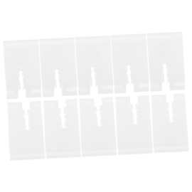 ULTECHNOVO 10pcs Radiator Protective Cover Protective Cover for Radiator Hook Radiator Bracket Accessories Reliable Radiator Bracket Sleeve Radiator Parts Plate White Insert Plastic